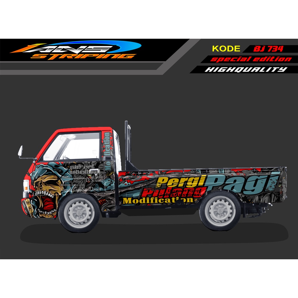 STIKER MOBIL PICK UP GRANMAX , CARRY , L300 / DECAL PICK UP / DECAL GRANMAX / DECAL STICKER MOBIL