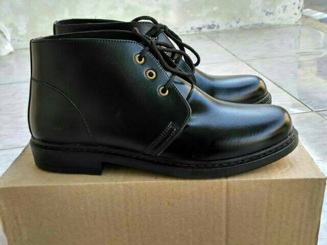 Sepatu pdh pdl polisi polri tni security satpam pantofel pantovel vantovel vantofel fantovel