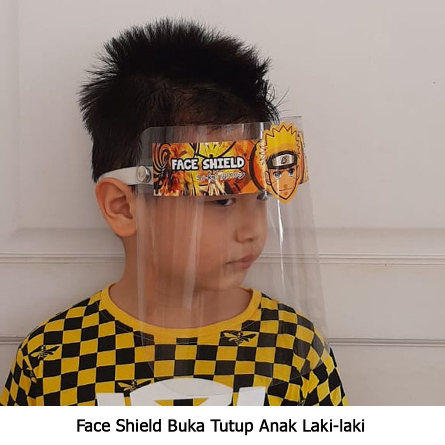 FACE SHIELD ANAK BUKA TUTUP BISA CUCI