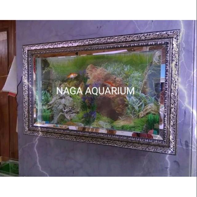 AQUARIUM DINDING PALING MURAH AQUARIUM UNIK