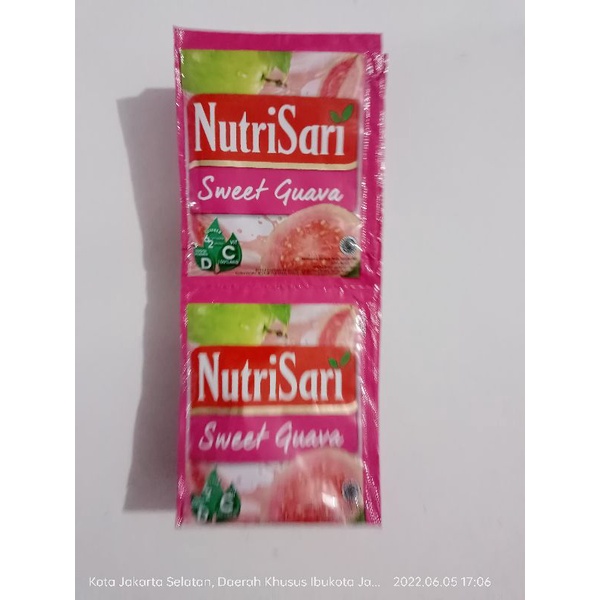 

Nutrisari Guava 1 renceng isi10