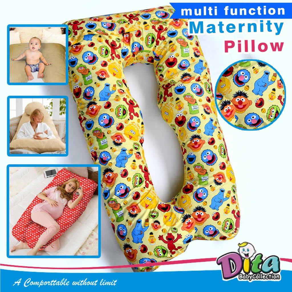 Bantal Hamil Multifungsi Dita (Multifunction Maternity Pillow) bantal ibu hamis bantal menyusui