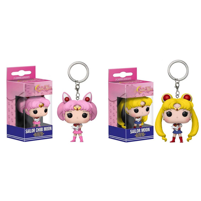 1pc Gantungan Kunci Funko POP Sailor Moon Bahan PVC Untuk Hadiah