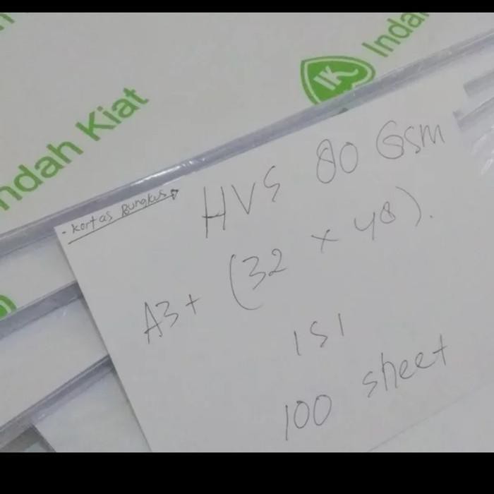 

Kertas / Kertas Hvs 80 Gsm Ukuran A3 Plus 32 X 48 Cm