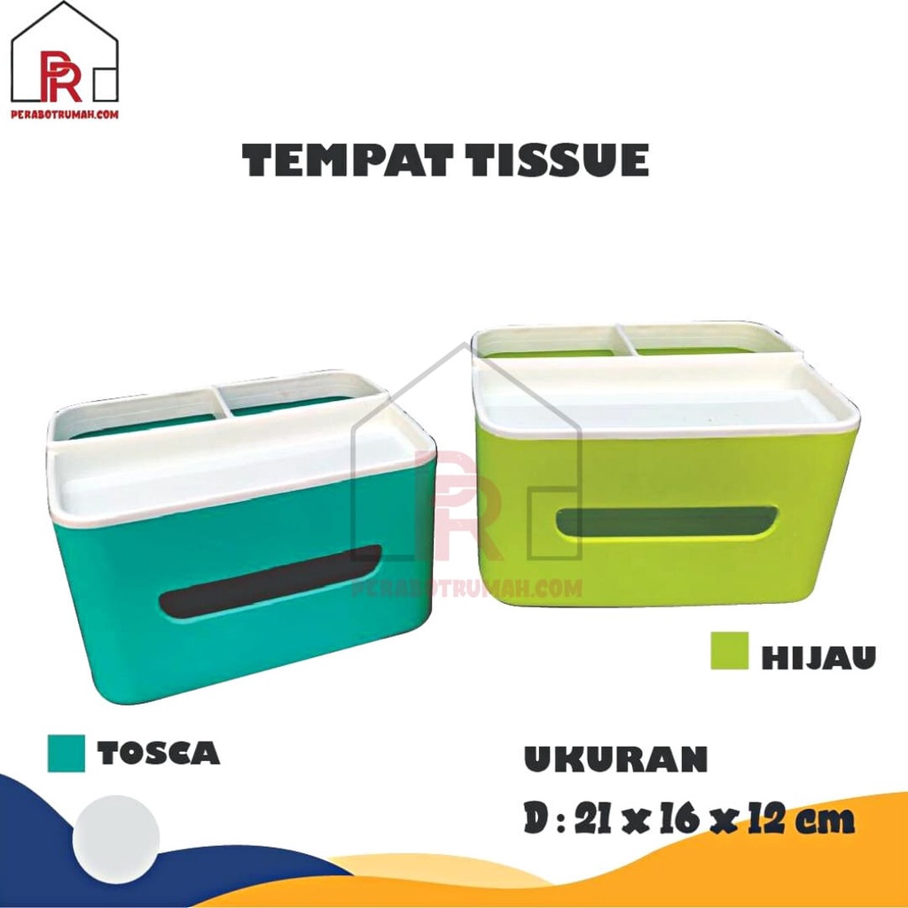 Tempat Tisu Serbaguna NMN / Kotak Tempat Tissue / Tempat Penyimpanan Serbaguna / Storage Box / Tempat Tisu dan Penyimpanan alat Makeup