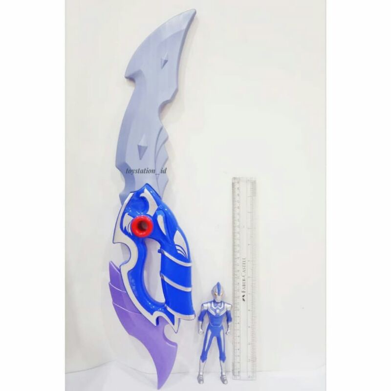 mainan senjata pedang ultraman ultra man zero jinga orps tiga pedang panjang