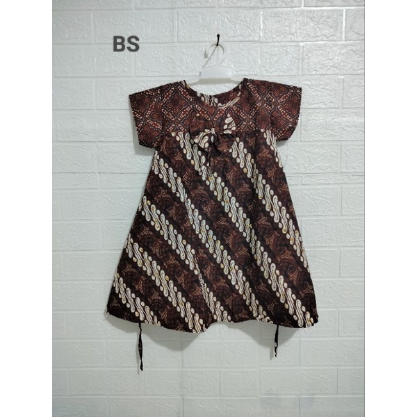 Dress Anak Batik Size S(3.5 s.d 4 THN)