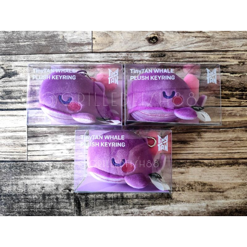 [READY STOCK+] TinyTan Whale Official Plush Keyring Gantungan Kunci | BTS BANGTAN RM JIN SUGA J-HOPE