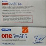 ONESWABS ONE SWABS ALCOHOL SWABS ONEMED ALKOHOL SWAB