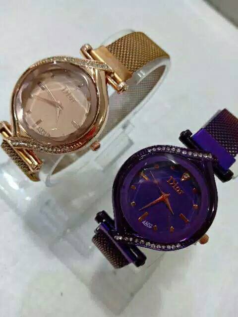 Terima Cod)JAm Tangan Wanita Oval Magnet (Terima Cod)