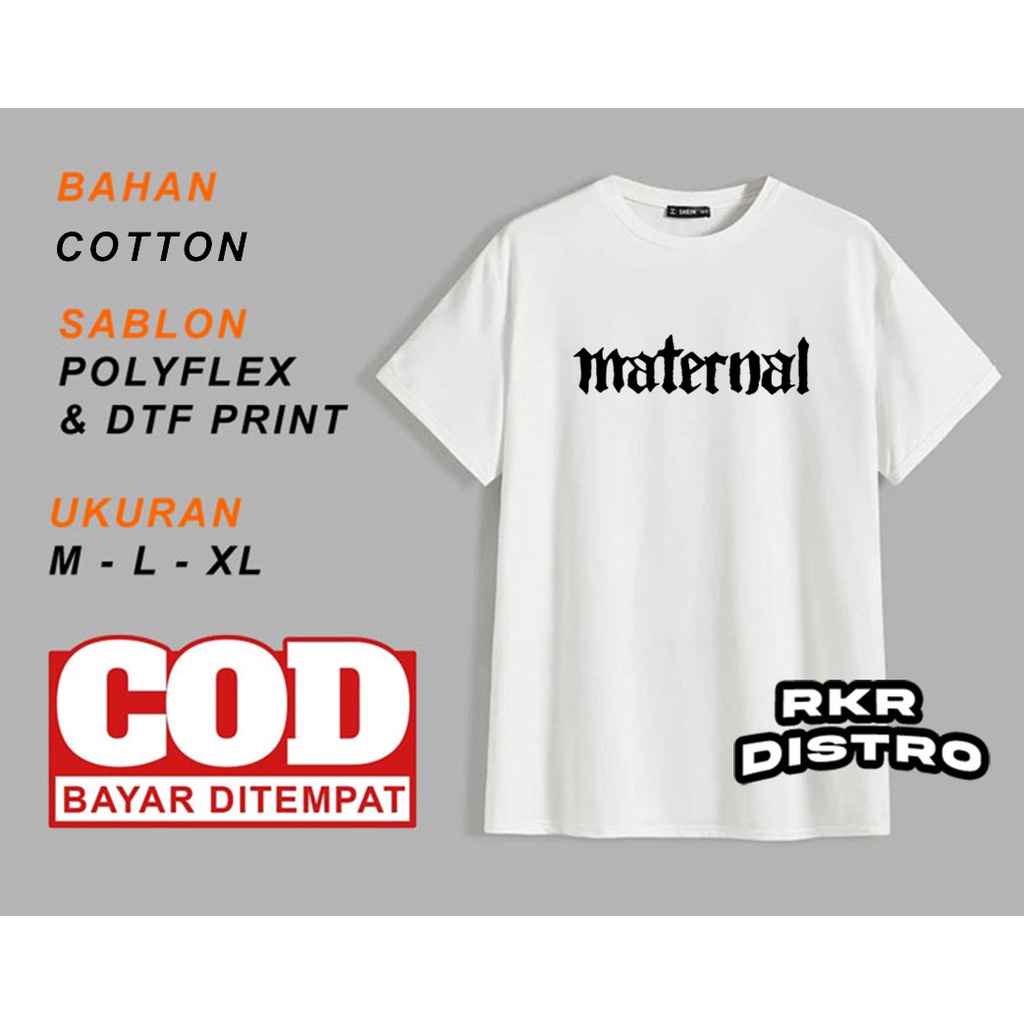 baju maternal / kaos maternal /kaos distro pria combad 30s