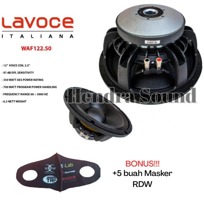 +++++] Speaker Komponen LAVOCE WAF 122.50 (12 inch)