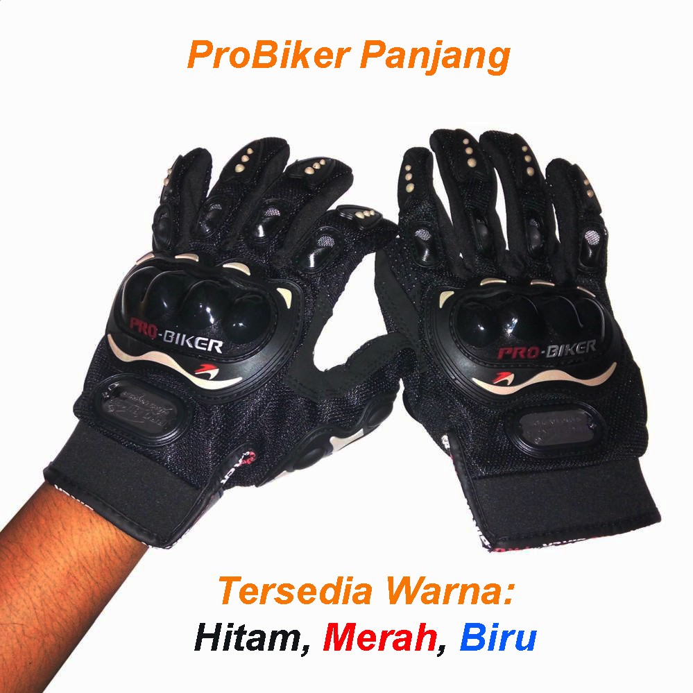 ProBiker Sarung Tangan Motor Model + Batok Racing Full Panjang