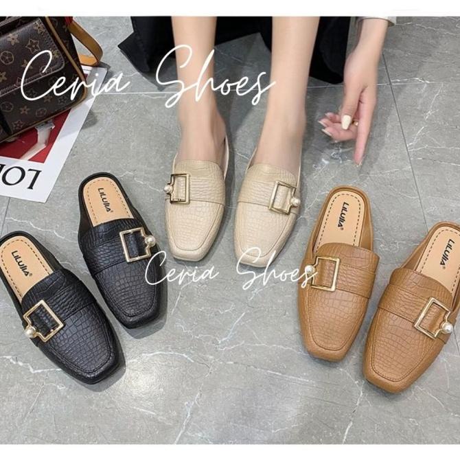 - Paling Dicari Ada New Sandal Slop Wanita Import Sepatu Pesta Loafer Balance Karet Selamat Datang D