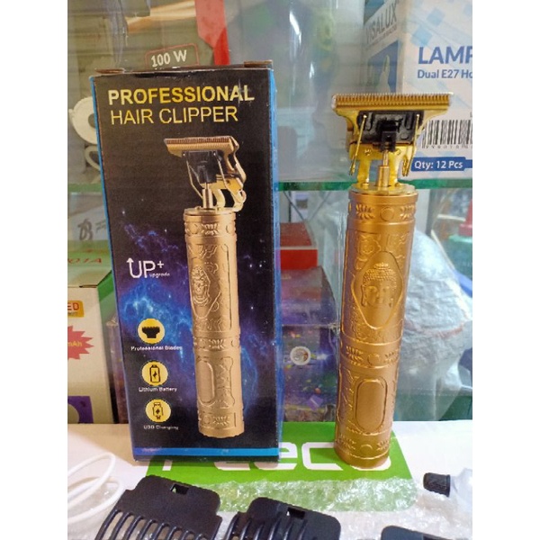 Professional Hair Klipper mini Alat Cukur Elektrik Trimmer Kumis Jenggot Skin UKIR