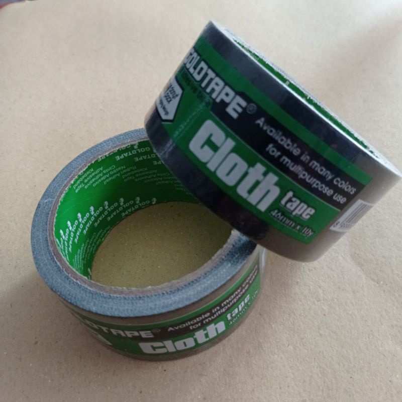 

Lakban hitam 46mm goldtape 10 yard (1pcs)