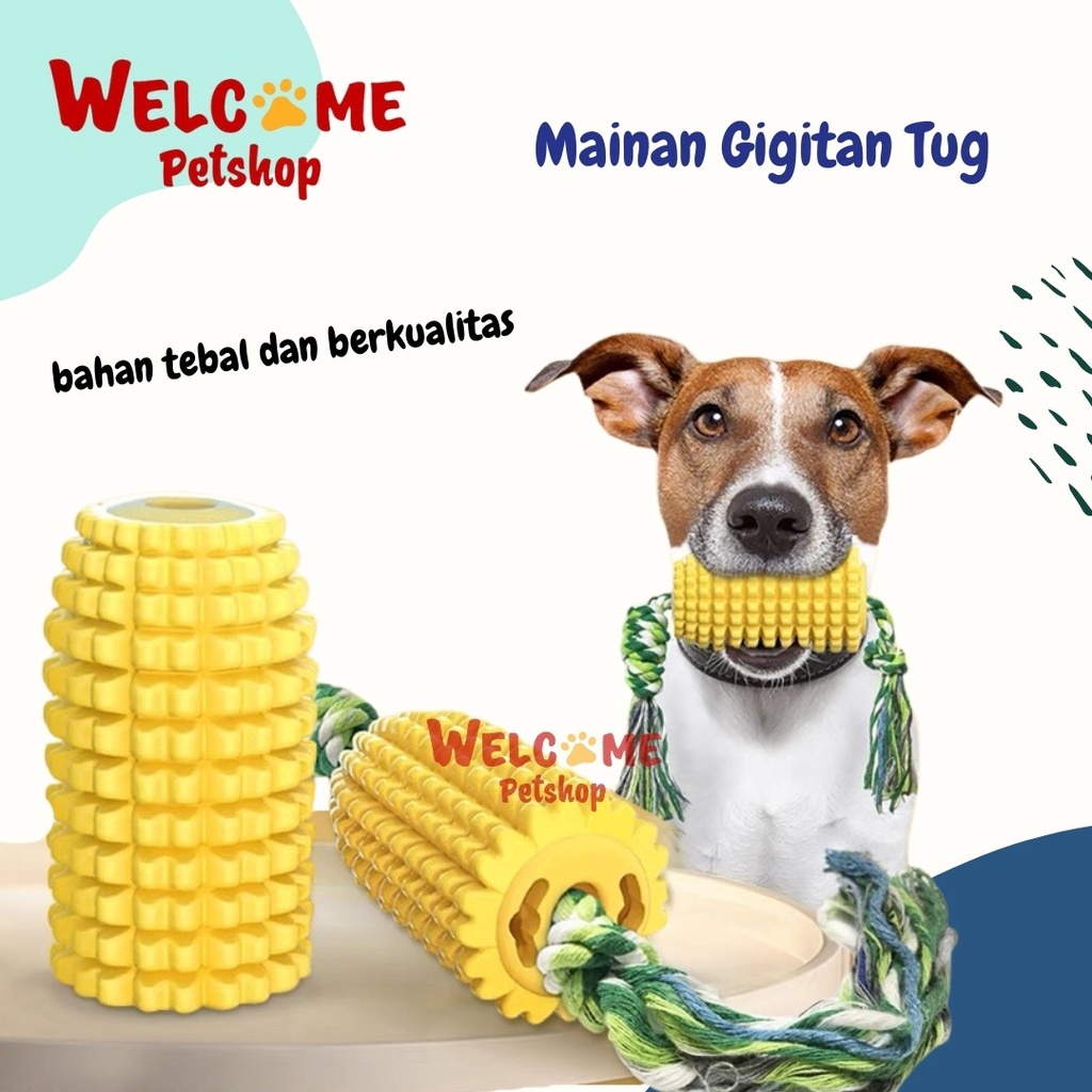 Mainan Gigitan Tug / Mainan Anjing / Gigitan Anjing / Dog Toy