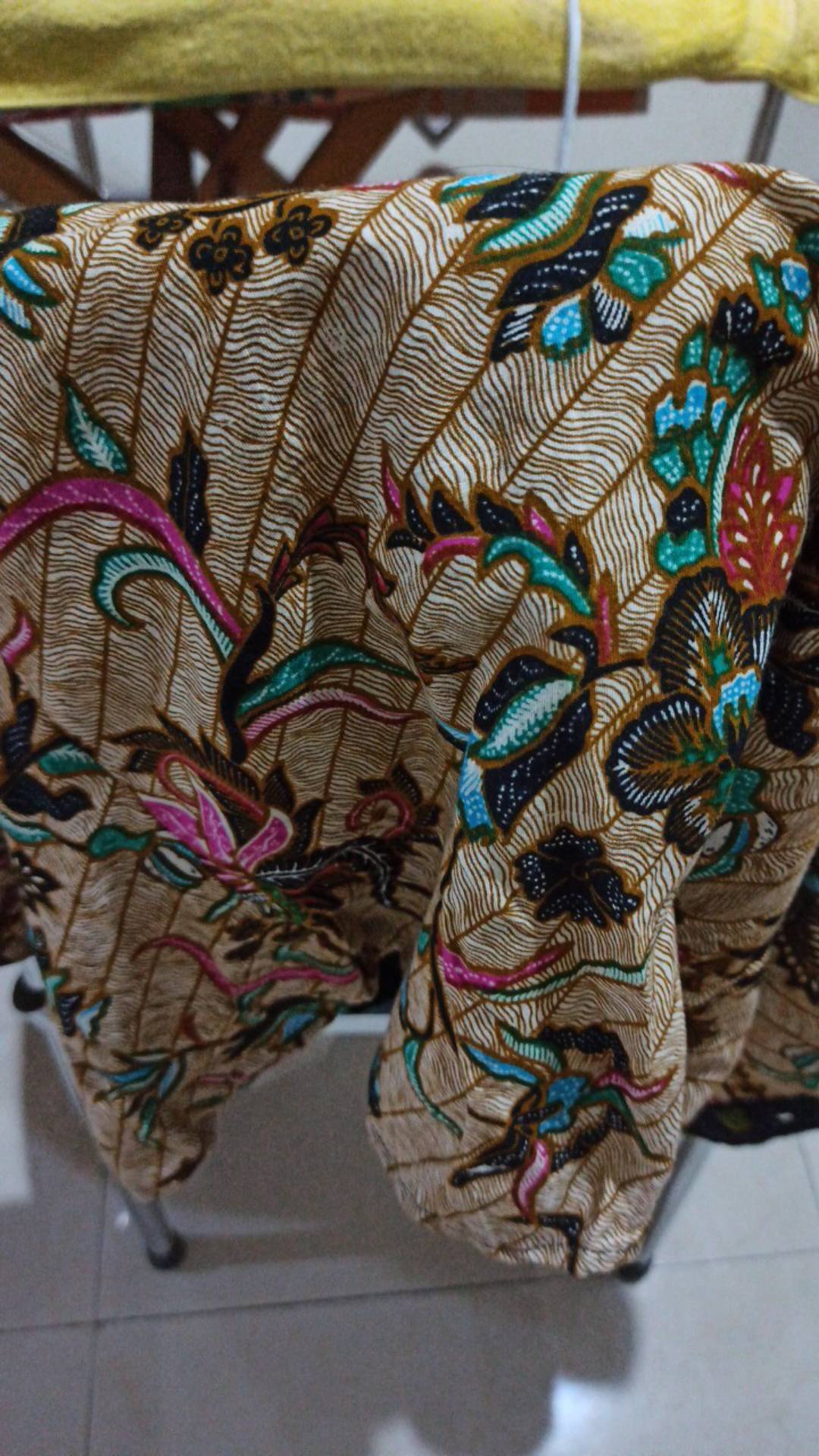 Atasan Kemeja Batik Anak Perempuan Berkerah Kancing Depan Cocok Buat Sekolah Dan Formal Bahan Halus