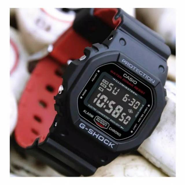 JAM G SHOCK DW 5600 DUA WARNA ANTI AIR