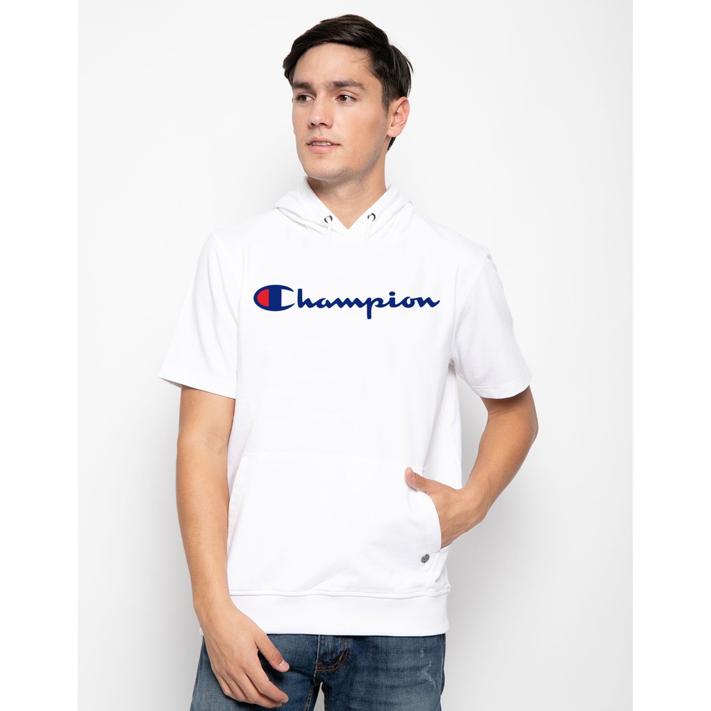 champion hoodie short sleeve