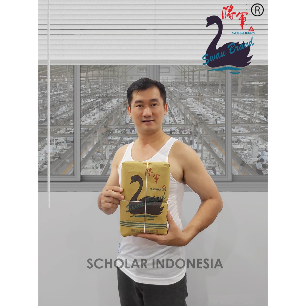 KAOS SINGLET PRIA SWAN BRAND SHOGUNAVO ORIGINAL MURAH-2