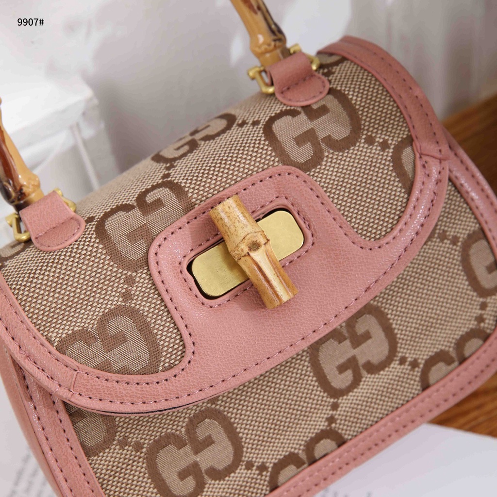 GC Bamboo 1947 Jumbo GG Small Top Handle Bag 9907