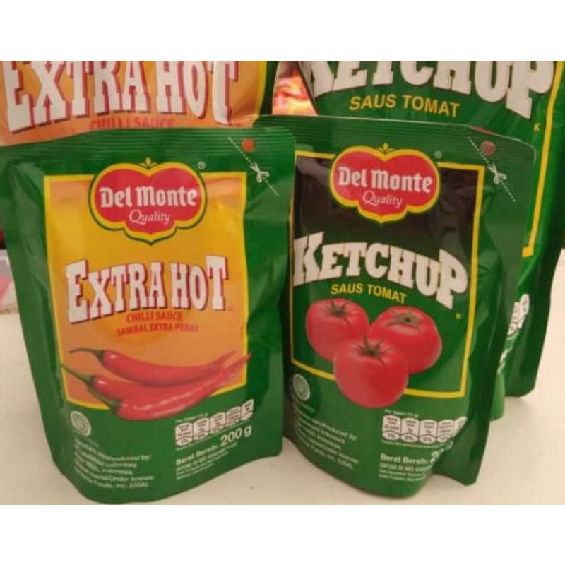 

Del Monte saus sambal dan saus tomat 200 gram