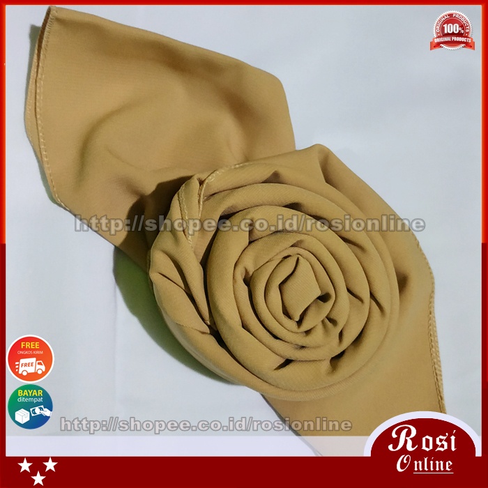 Pashmina Jumbo Syari Wolfis Italiano 200x75 Ala Sabyan Malay Crepe Stretch Polos-Coksu