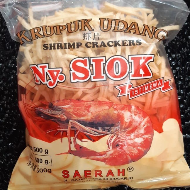 

Krupuk Udang Ny.SIOK Stik 500grm