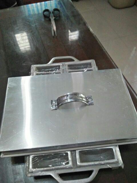 Cetakan Kue Bandros/pancung/pukis/rangin 20 Lubang+tutup Aluminium