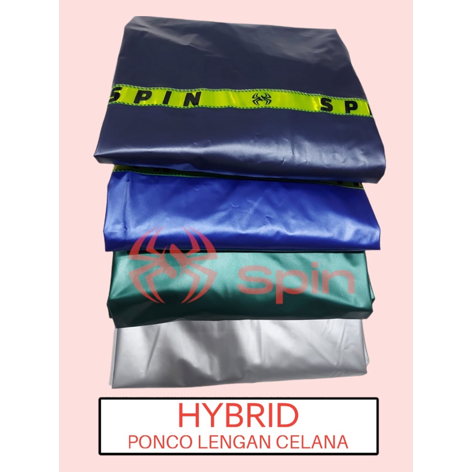 Jas Hujan Poncho Lengan Celana Size Jumbo Spin Hybrid