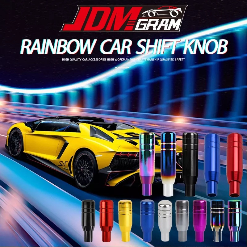 Rastp Mugen Knob Tuas Perseneling Mobil Universal Panjang Knop Perseneling Mobil /handle Perseneling Mobil/Shift Knob Mugen Universal Import/Gear Shift Knob Mobil Tuas Persneling Bahan Alumunium/Knop Handle Gigi Manual/Car Shift Knob Universal Import