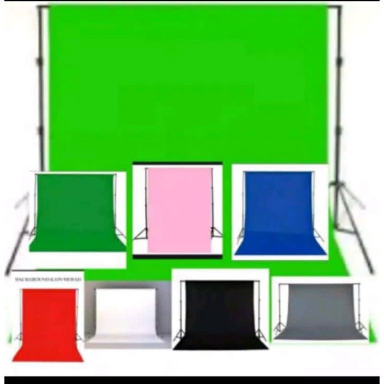 Kain Background studio kain foto green screen
