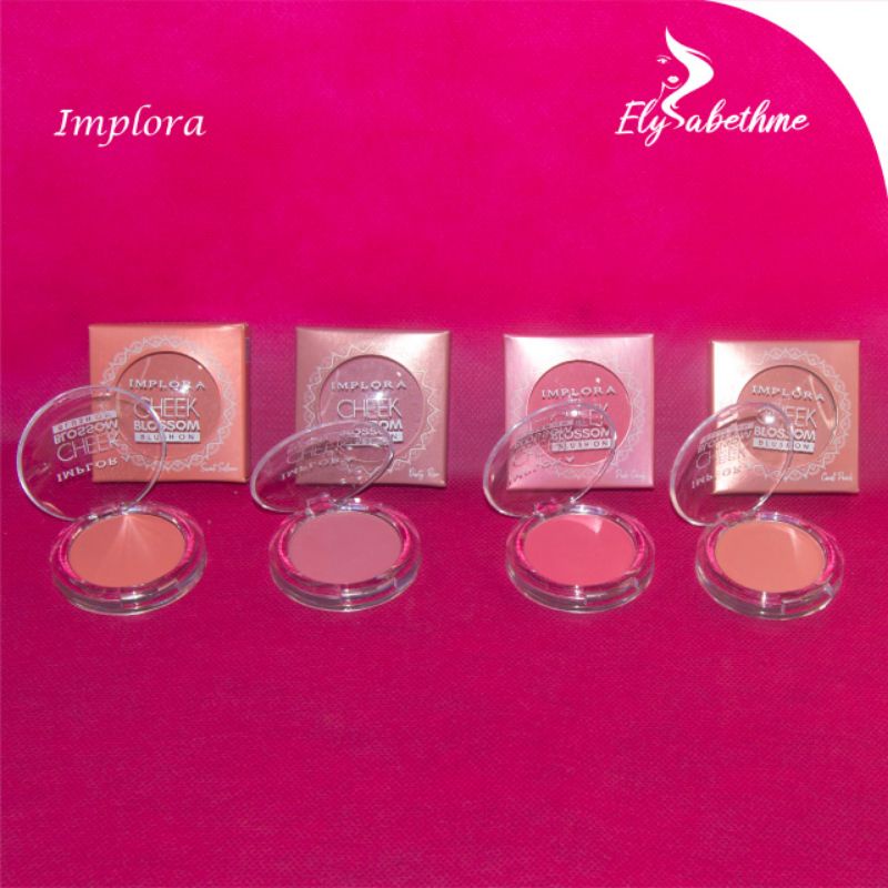 ✿ELYSABETHME✿ I♥M♥P♥L♥O♥R♥A Implora cosmetic  blush on perona pipi pupur berwana lembut ala korea merona