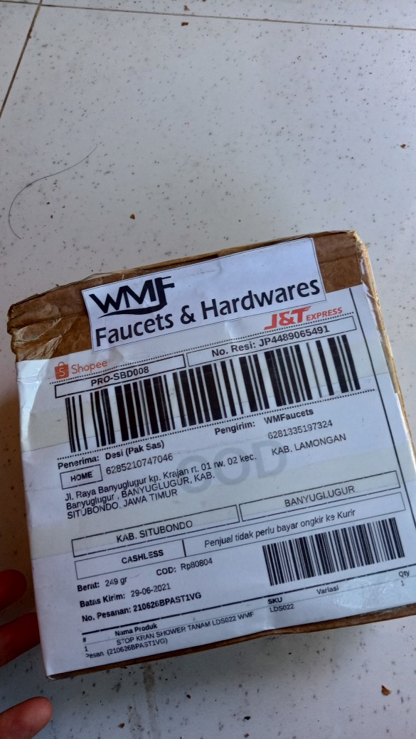 Stop Kran Shower Tanam Lds022 Wmf