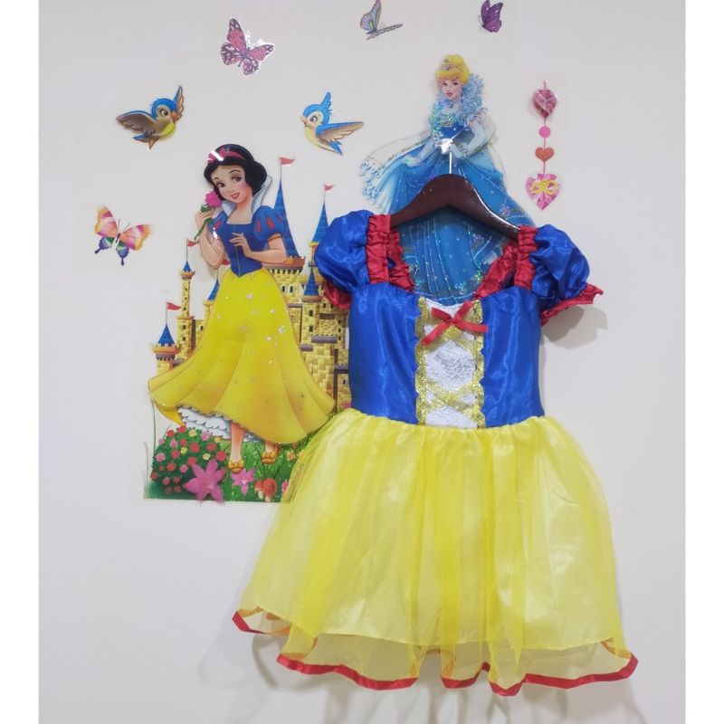 DRESS SNOW WHITE ANAK 2-4 TAHUN baju pesta anak dress pesta anak gaun pesta anak gaun putri salju an