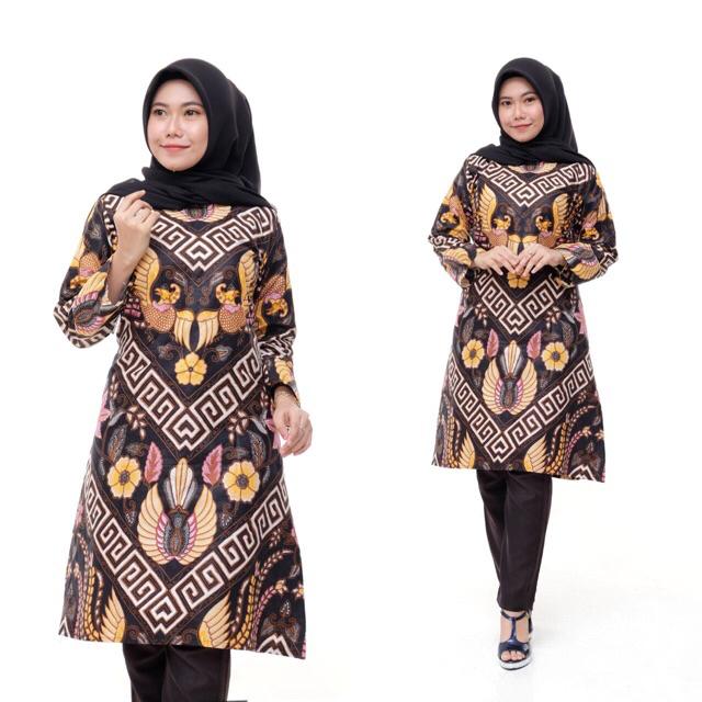 25+ Inspirasi Keren Model Baju Batik Tunik Terbaru 2020