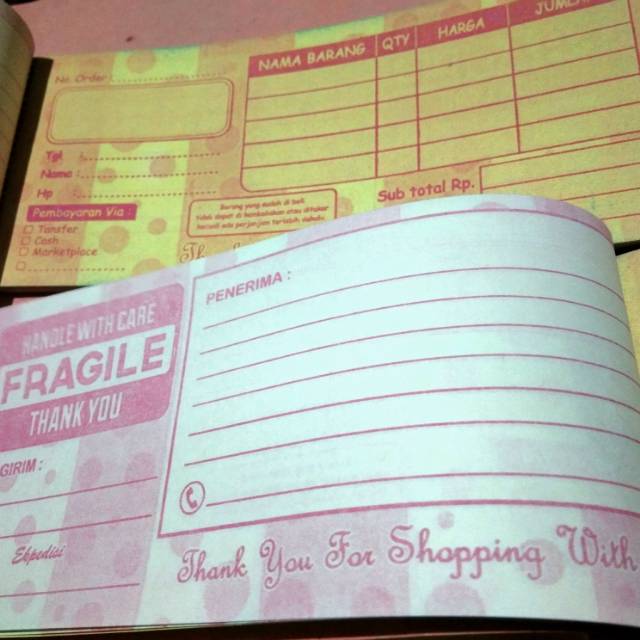 

Label Pengiriman 2 in 1 (Bolak-Balik)