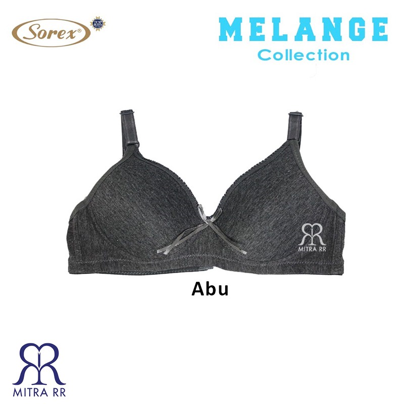 BH Sorex Melange Collections Bra Sorex 11106 Busa Sedang Tanpa Kawat Kait 2 setara Cup B Polos