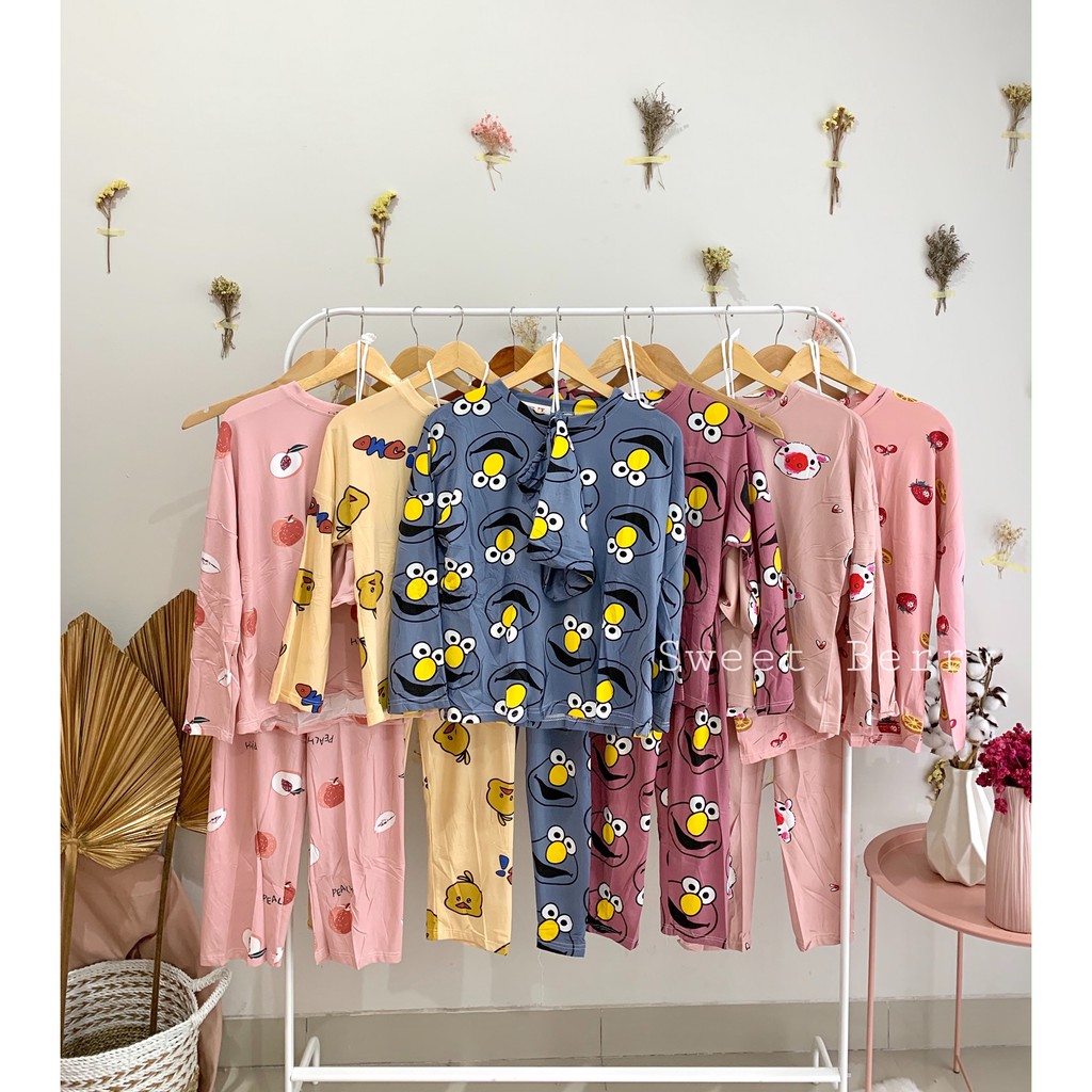 Sweet Berry Daryna Pajamas Piyama Wanita Lengan Panjang  