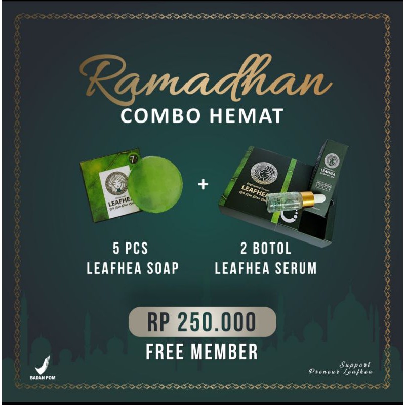 Leafhea/ Sabun ijo/ Sabun leafhea/ Serum leafhea