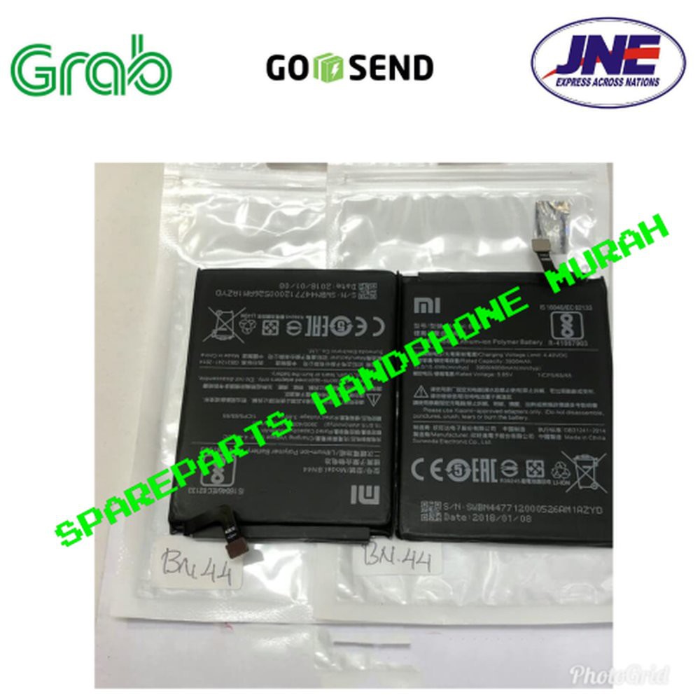 Jual BATRE BATERAI BATTERY XIAOMI REDMI 5 PLUS BN 44 BN44 BN 44 ORIGINAL Limited
