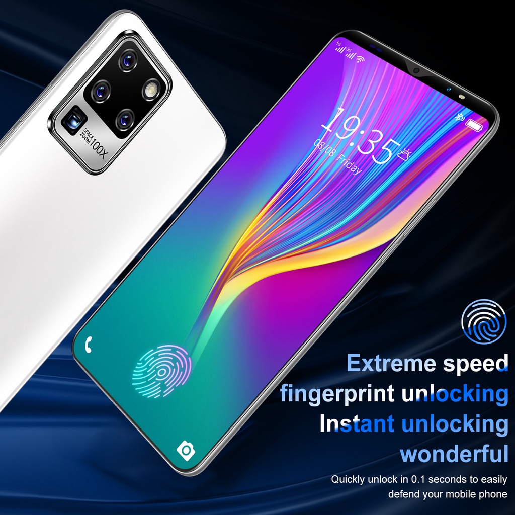 hp murah galaxy S30U plus 4G/5G LTE 6,5 inci Ponsel Pintar Baru 8+256GB