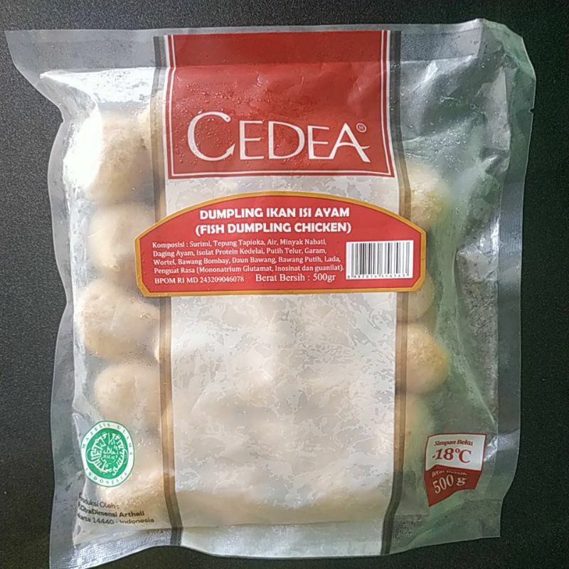 

Cedea Fish Dumpling Chicken 500gr