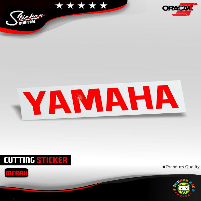 sticker yamaha cutting sticker 1 warna 23 cm