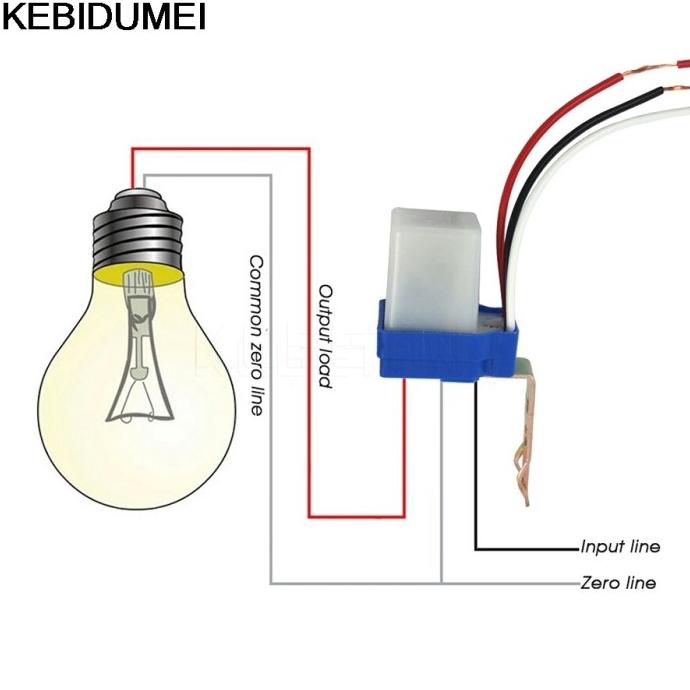 ((((()paling dicari] Sensor Photocell / Sensor Otomatis LDR / lampu jalan / photoswitch 12V
