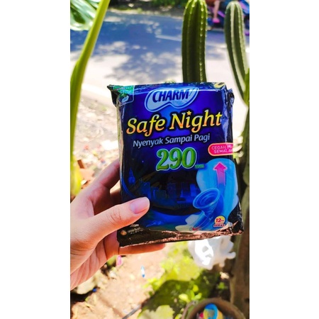 Pembalut Charm Safe Night Wing 29cm 1 Renteng