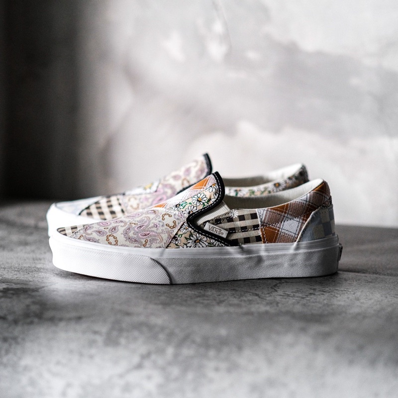 SLIP-ON MEADOW PATCHWORK CLASSIC ORIGINAL 100%