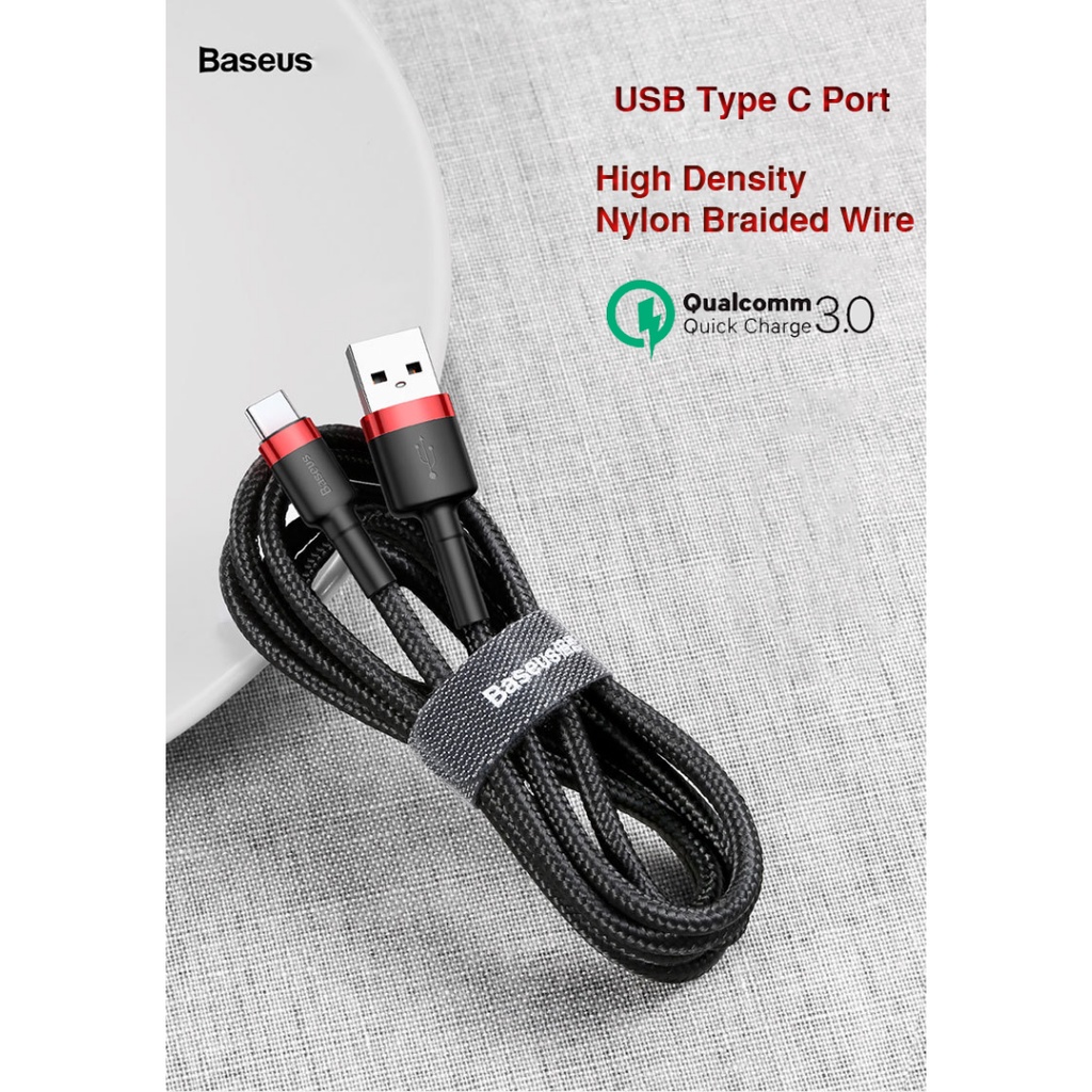 Baseus Kabel Data Type C QC 3.0