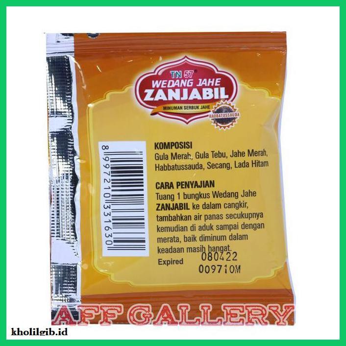 

lanoisidartdrink- minuman serbuk wedang jahe zanjabil plus habbatussauda per sashet -asliii-bngittt.